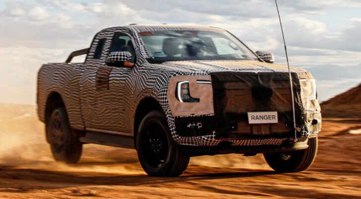 Компания Ford вывела на тесты пикап Ranger нового поколения для рынка США