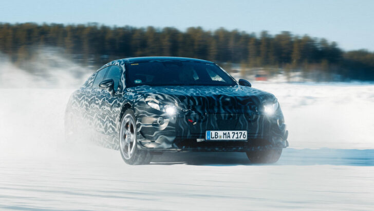 Полярная проверка на прочность: Mercedes-AMG тестирует новый электрокроссовер в экстремальных зимних условиях