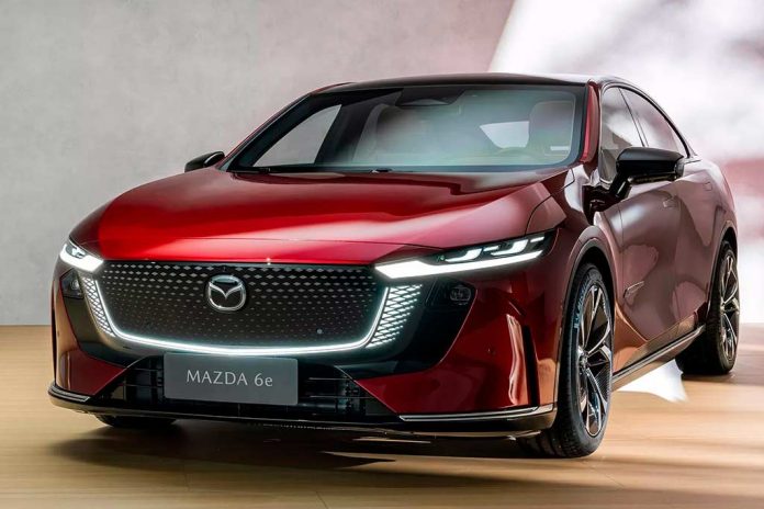 «Китайский» лифтбек Mazda EZ-6 появится в Европе под именем «6e»