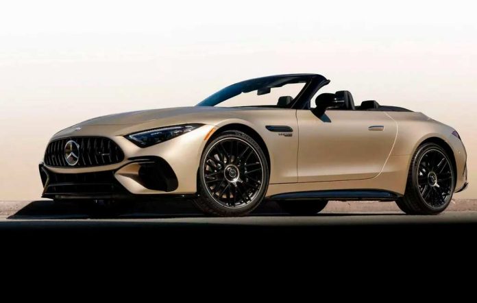 Mercedes-AMG SL 63 получил «золотистую» спецверсию для рынка США