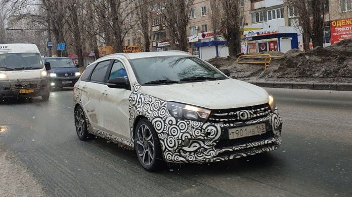 Универсал LADA Vesta SW Sport вновь замечен на тестах