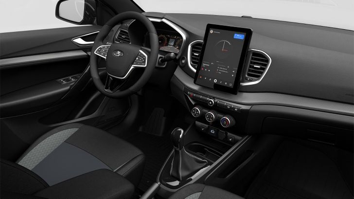 Интерьер LADA Vesta с АТ Интерьер LADA Vesta с АТ