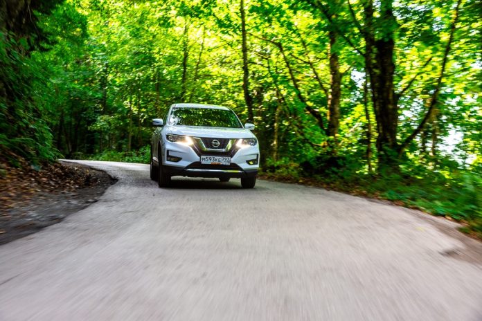 Testing Cordiant Gravity summer tires on the roads of Abkhazia