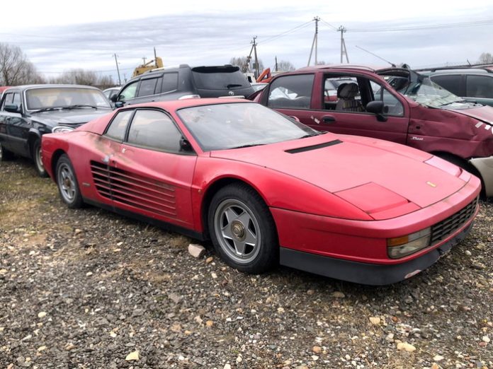 Treasure: 1990 Ferrari Testarossa supercar put up for sale in Moscow