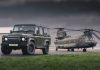 Special Edition Land Rover Defender Dedicated to Chinook Helicopter Special Edition Land Rover Defender Dedicated to Chinook Helicopter