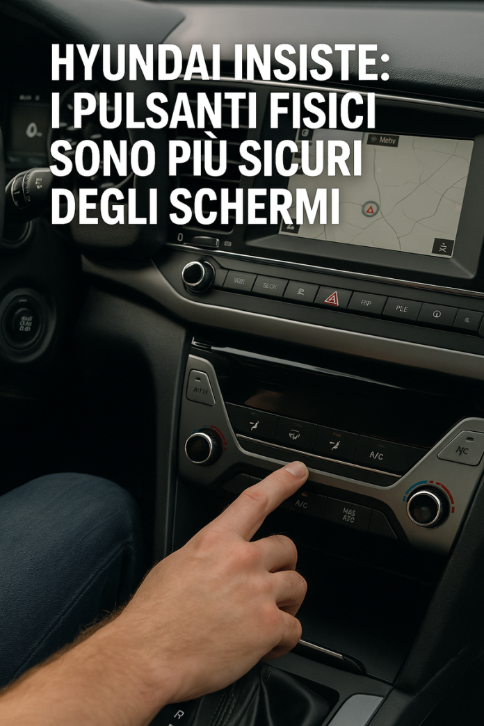 Hyundai insists physical buttons are safer than screens