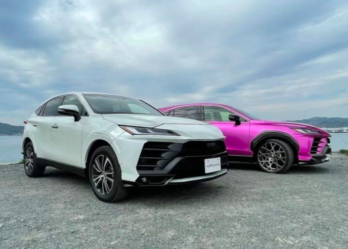 In Japan, the Toyota Venza station wagon was converted into a Lamborghini Urus.