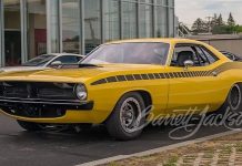 A rare 600-horsepower Plymouth Barracuda muscle car has been captured on camera. A rare 600-horsepower Plymouth Barracuda muscle car has been captured on camera.