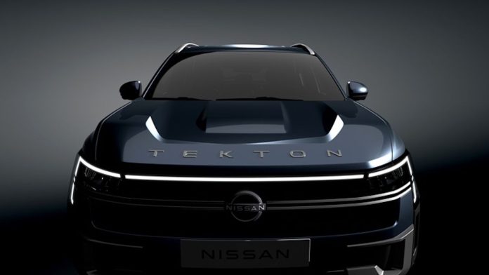 Nissan will release the all-new Tekton crossover. First official photo.