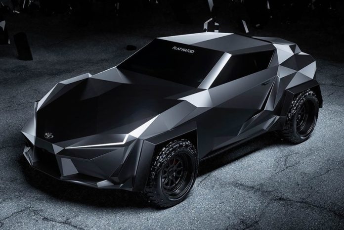 Images of the futuristic Toyota Cyber Supra SUV have been revealed.