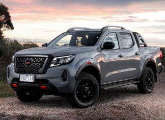 Nissan unveiled the updated Navara pickup truck.