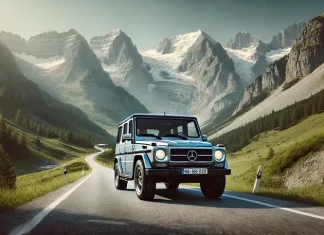 Mercedes G-Class, a good old turbodiesel tested in the Alps