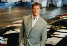Brad Pitt filmed a Mercedes-Benz commercial in Las Vegas. Brad Pitt filmed a Mercedes-Benz commercial in Las Vegas.