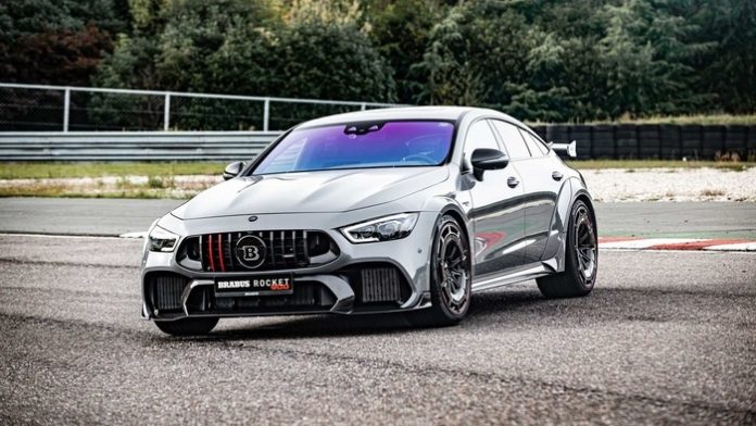 Brabus unveiled a 900-horsepower sports car based on the Mercedes-AMG GT 63S.