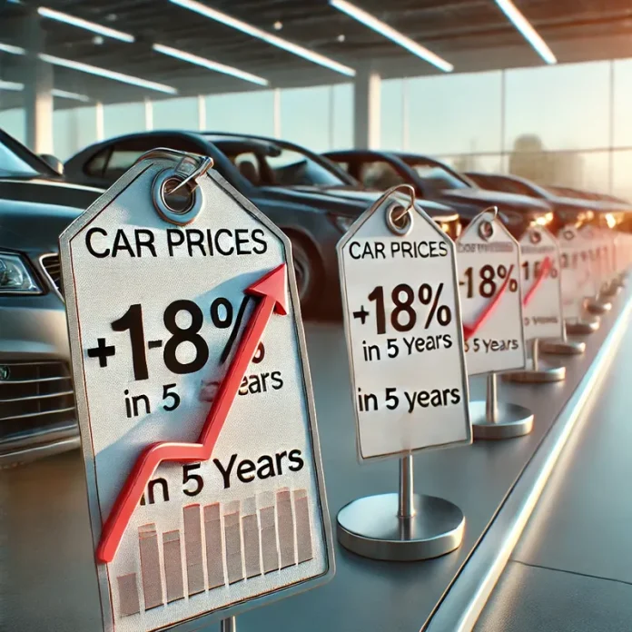 The Great Car Price Inflation: +18% in 5 Years