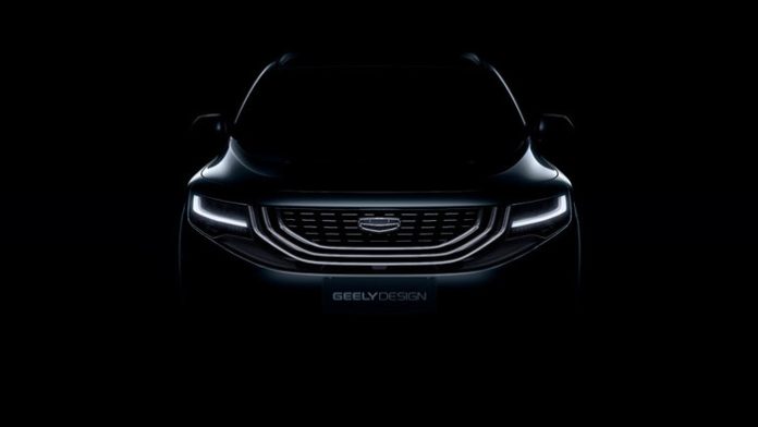 1273bc464a79e41079d1b07664fb073a.jpg Geely unveiled the large seven-seat Okavango crossover.