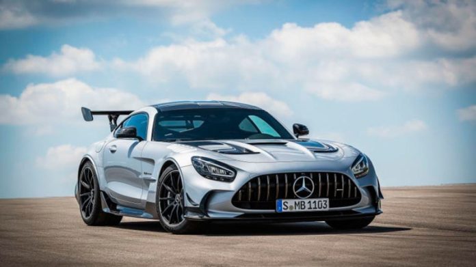The Mercedes-AMG GT Black Series supercar is valued at 35 million rubles in Europe.
