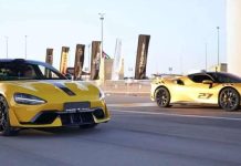 The Xiaomi SU7 Ultra competed against the Ferrari SF90 XX in Abu Dhabi. The Xiaomi SU7 Ultra competed against the Ferrari SF90 XX in Abu Dhabi.