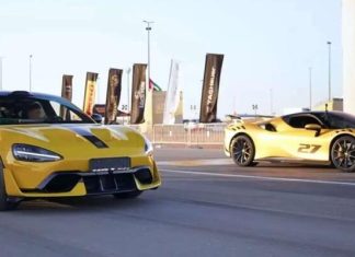 The Xiaomi SU7 Ultra competed against the Ferrari SF90 XX in Abu Dhabi. The Xiaomi SU7 Ultra competed against the Ferrari SF90 XX in Abu Dhabi.