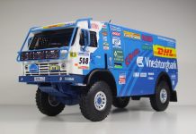 KAMAZ-4911: Dakar truck on the Bison Track Show track KAMAZ-4911: Dakar truck on the Bison Track Show track