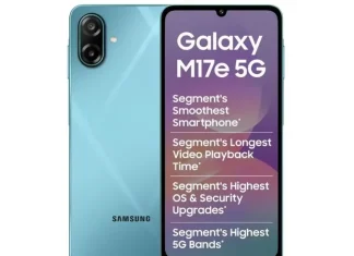 The Samsung Galaxy M17e 5G is a powerful smartphone with a large battery and Android 16. The Samsung Galaxy M17e 5G is a powerful smartphone with a large battery and Android 16.